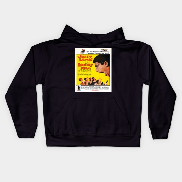 Jerry Lewis Ladies Man Kids Hoodie by Aspectartworks